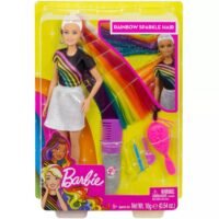 Barbie️ Rainbow Sparkle Hair Doll - Image 8