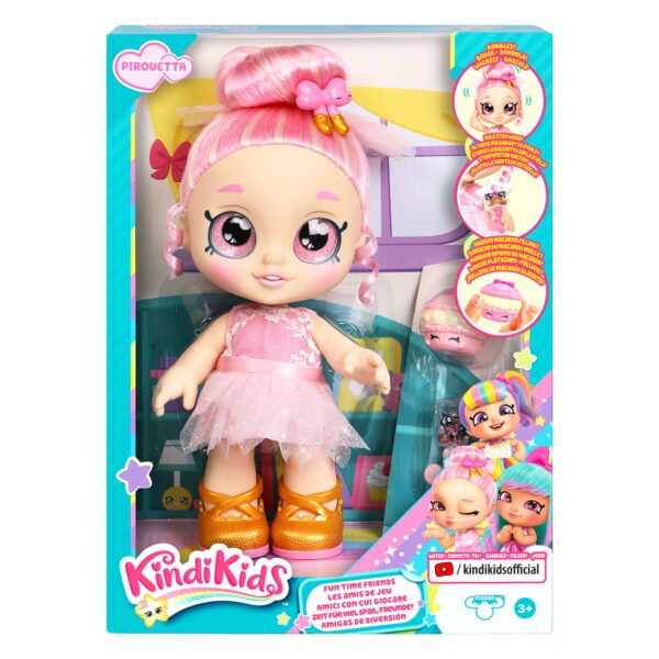 Kindi Kids Fun Time Friends, Pre-School 10 Doll - Pirouetta - Image 4