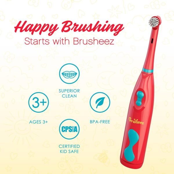 Electric Toothbrush Set - Pepper the Dino - Image 3