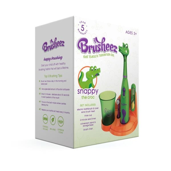 Web Electric Toothbrush Set - Snappy the Croc - Image 6