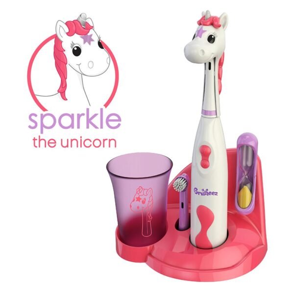 Web Electric Toothbrush Set - Sparkle the Unicorn - Image 1