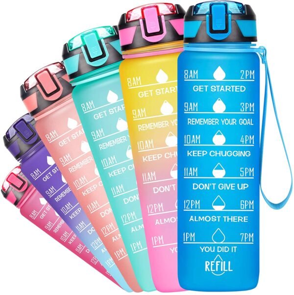 Fidus 32oz Leakproof Tritran BPA Free Water Bottle - Blue - Image 1