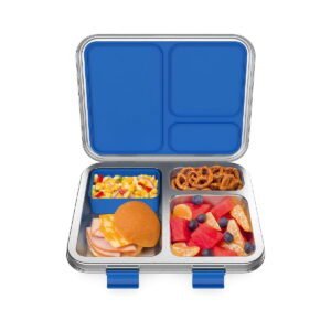 Bentgo Kids Stainless Steel Leak-Resistant Lunch Box - Blue
