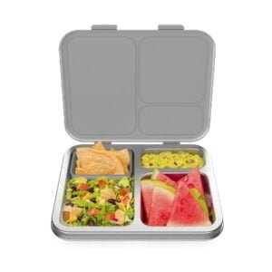 Bentgo Kids Stainless Steel Lunch Box - Silver