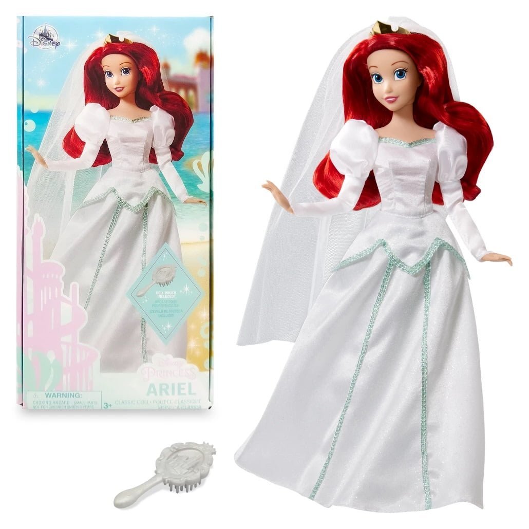 Ariel Wedding Classic Doll – The Little Mermaid – 11 1/2'' - Hers and  Family