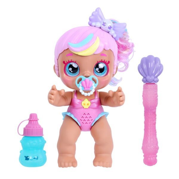 Kindi Kids, Electronic 6.5 Doll and 2 Accessories Poppi Pearl Bubble 'N' Sing 2 Kindi Kids, Electronic 6.5" Doll and 2 Accessories Poppi Pearl Bubble 'N' Sing - Image 1