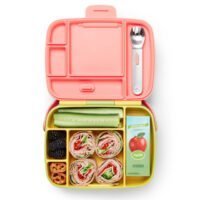 Munchkin Lunch™ Bento Box with Stainless Steel Utensils - Light Yellow - Image 5