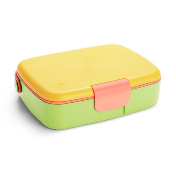 Munchkin Lunch™ Bento Box with Stainless Steel Utensils - Light Yellow - Image 7