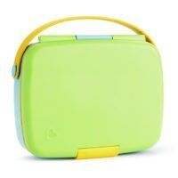 Munchkin Lunch™ Bento Box with Stainless Steel Utensils - Light Green - Image 4