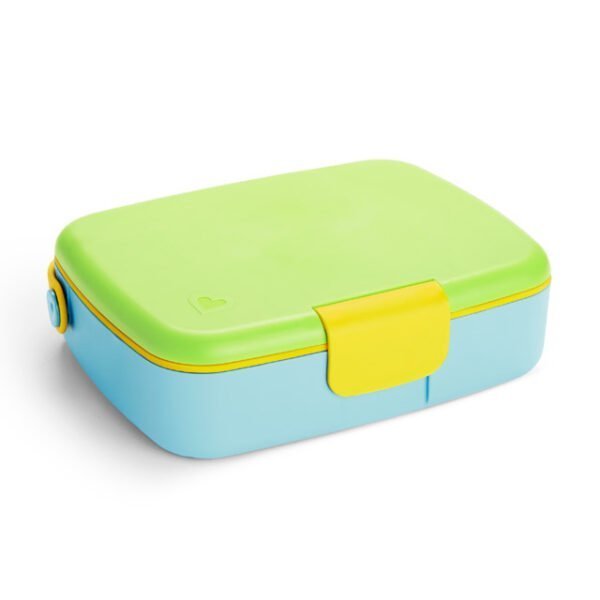 Munchkin Lunch™ Bento Box with Stainless Steel Utensils - Light Green - Image 6