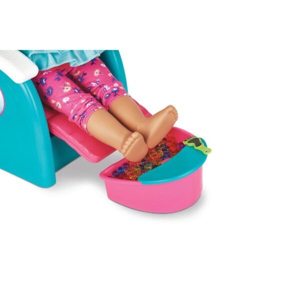 My Life As Spa Chair Playset for 18" Dolls, 19 Pieces Included - Image 3