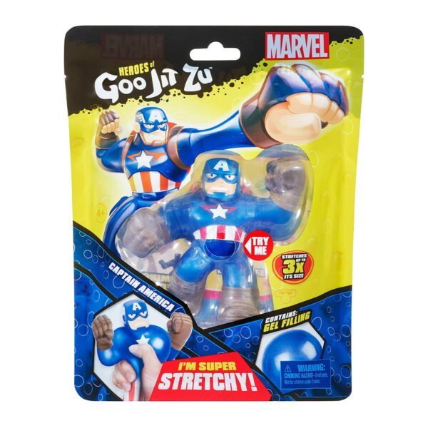 Heroes of Goo Jit Zu Licensed Marvel Hero Pack - Captain America - Image 3