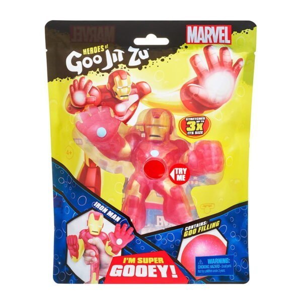 Heroes of Goo Jit Zu Licensed Marvel Hero Pack - Iron Man - Image 3