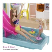 Barbie Dreamhouse 3-Story Dollhouse Playset with Pool & Slide - Image 4