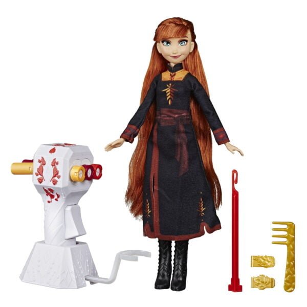 Disney Frozen 2 Long Hair Anna Doll Includes Automatic Hair Braiding Tool Disney Frozen 2 Long Hair Anna Doll Includes Automatic Hair Braiding Tool - Image 1