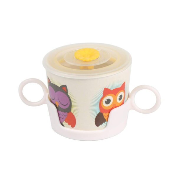 Shopwithgreen Bamboo Kids Dinnerware Set - Owl - Image 4