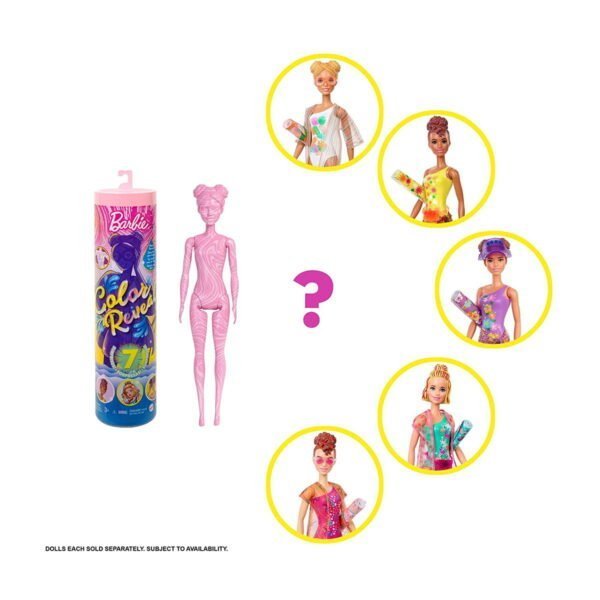 Barbie Color Reveal Doll with 7 Surprises - Sand & Sun Series - Image 7