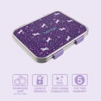 Bentgo Kids Stainless Steel Prints Lunch Box - Unicorn - Image 3