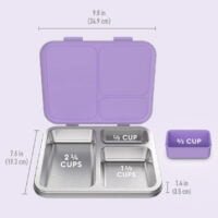 Bentgo Kids Stainless Steel Prints Lunch Box - Unicorn - Image 6