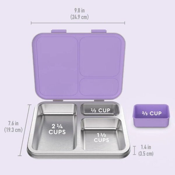 Bentgo Kids Stainless Steel Prints Lunch Box - Unicorn - Image 6