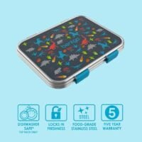 Bentgo Kids Stainless Steel Prints Lunch Box - Dinosaur - Image 3