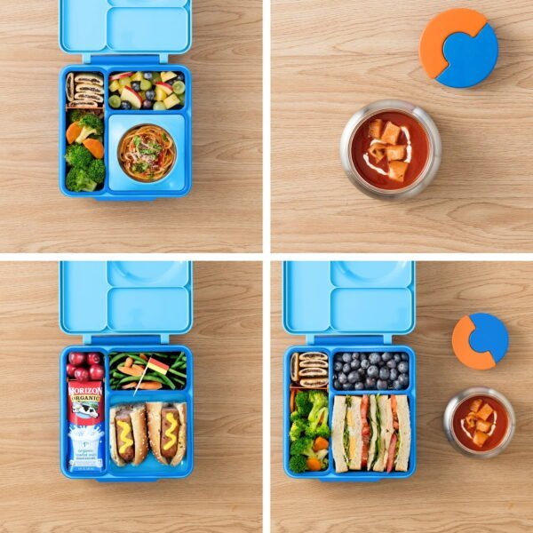 OmieBox Insulated Bento Lunch Box - Blue Sky - Image 4
