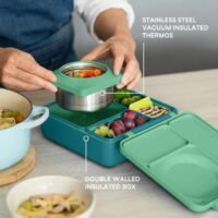 OmieBox Insulated Bento Lunch Box - Meadow - Image 4