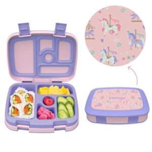Bentgo Kids Prints Lunch Box - Carousel Unicorns