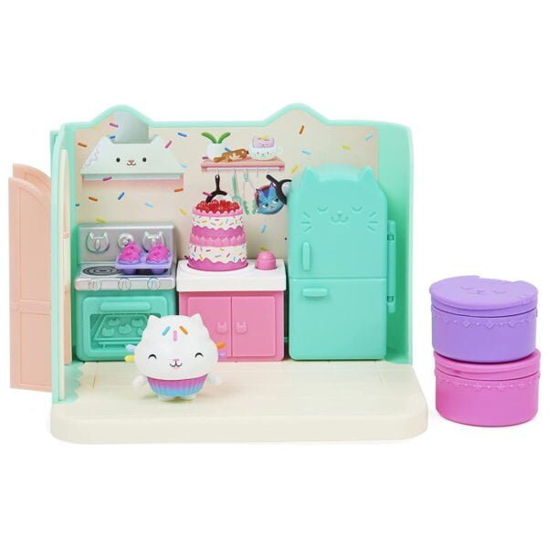 Alice's Wonderland Bakery Playset1 Gabby's Dollhouse Bakey with Cakey Kitchen - Image 1