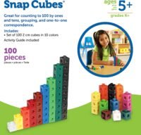 Learning Resources Snap Cubes - 100 Pieces - Image 3