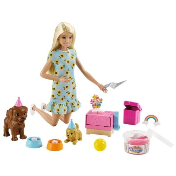 Barbie® Puppy Party™ Doll and Playset - Image 1