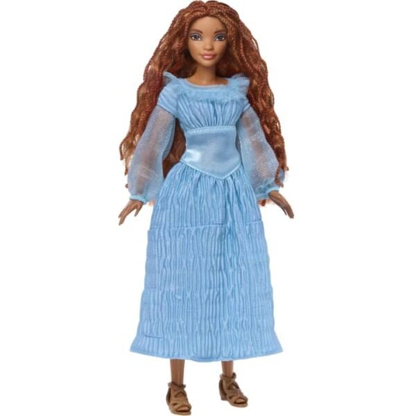 Disney the Little Mermaid Ariel Fashion Doll On Land In Signature Blue Dress Disney the Little Mermaid Ariel Fashion Doll On Land In Signature Blue Dress - Image 1