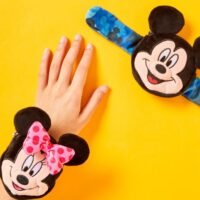 Smiggle Mickey Mouse Plush Slapband With Coin Purse - Image 2