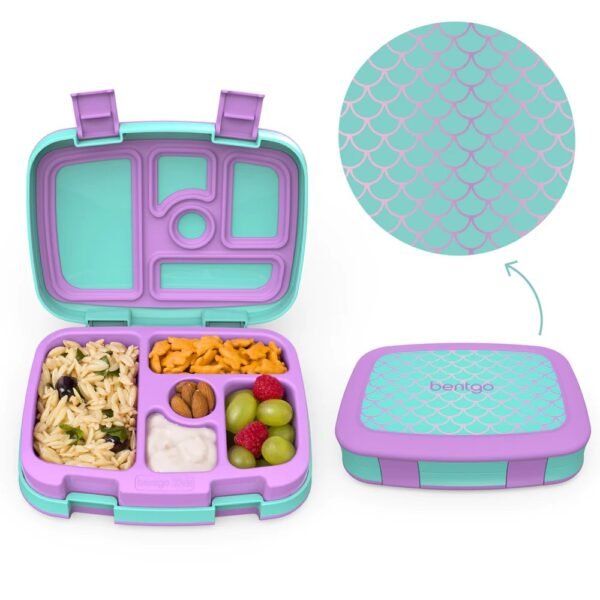 Bentgo Kids Prints Lunch Box - Mermaid Scales Bentgo Kids Prints Lunch Box - Mermaid Scales - Image 1