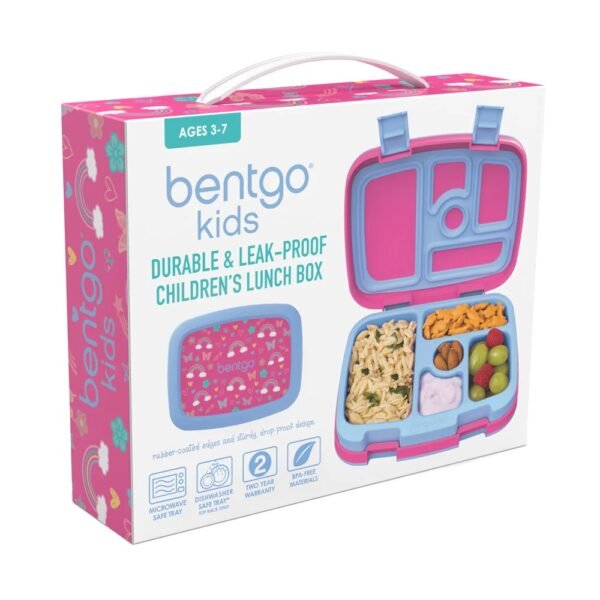Bentgo Kids Prints Lunch Box - Rainbows and Butterflies - Image 2