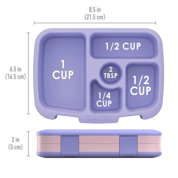 Bentgo Kids Prints Lunch Box - Carousel Unicorns - Image 4