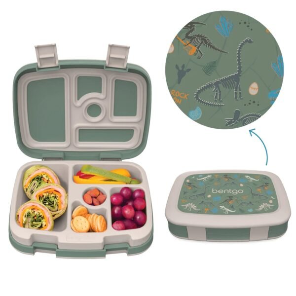 Dino Fossils Bentgo Kids Prints Lunch Box - Dino Fossils - Image 1