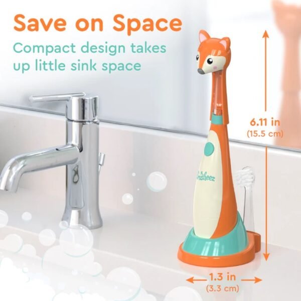 Little Brusheez® Toddlers’ Sonic Toothbrush - Fuzzy the Fox - Image 3