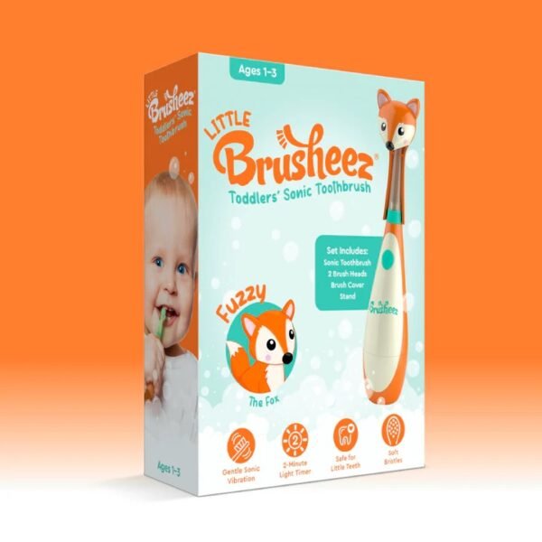 Little Brusheez® Toddlers’ Sonic Toothbrush - Fuzzy the Fox - Image 4