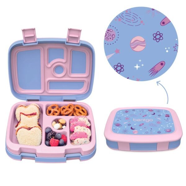 Lavender Galaxy Bentgo Kids Prints Lunch Box - Lavender Galaxy - Image 1