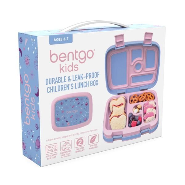 Bentgo Kids Prints Lunch Box - Lavender Galaxy - Image 2