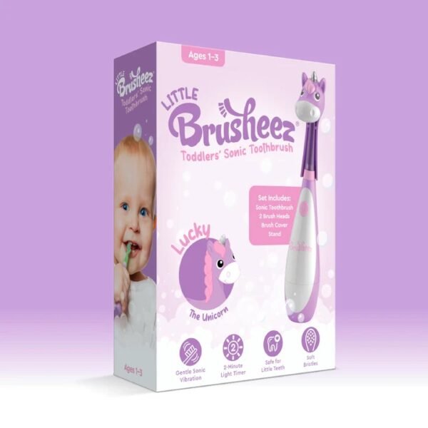 Little Brusheez® Toddlers’ Sonic Toothbrush - Lucky the Unicorn - Image 2