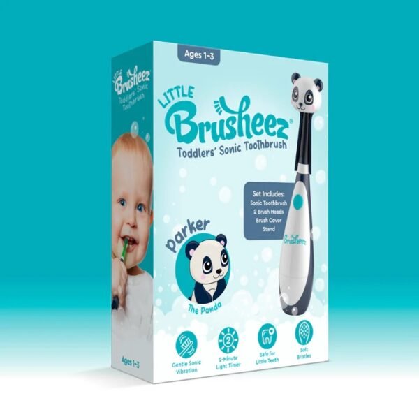 Parker the Panda1 Little Brusheez® Toddlers’ Sonic Toothbrush - Parker the Panda - Image 3
