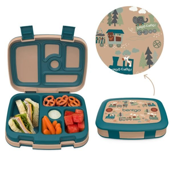 Bentgo Kids Prints Lunch Box - Trains - Image 1