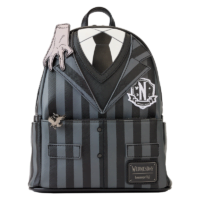 Loungefly Wednesday Nevermore Cosplay Mini Backpack