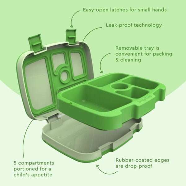 Bentgo Kids Lunch Box (Green) - Image 5