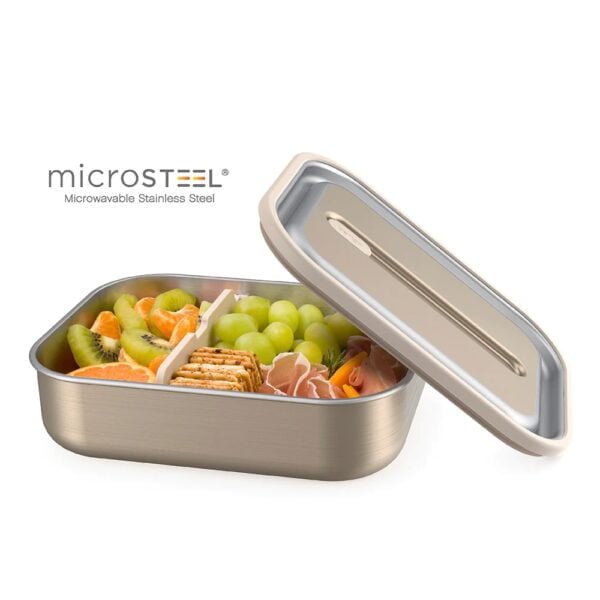 BGSTLCH-GD_1b Bentgo MicroSteel Lunch Box (Gold) - Image 1