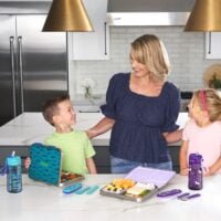 Bentgo Kids Stainless Steel Prints Lunch Box - Sharks - Image 2