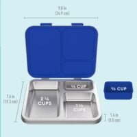 Bentgo Kids Stainless Steel Prints Lunch Box - Sharks - Image 5