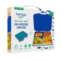 Bentgo Kids Stainless Steel Prints Lunch Box - Sharks - Image 6